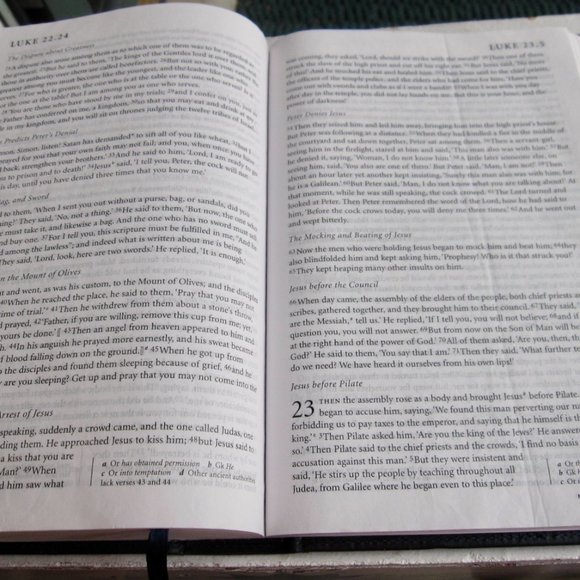 NRSV Holy Bible Catholic Edition Anglicized Text 2007 Harper Leather Touch HC - Picture 10 of 10